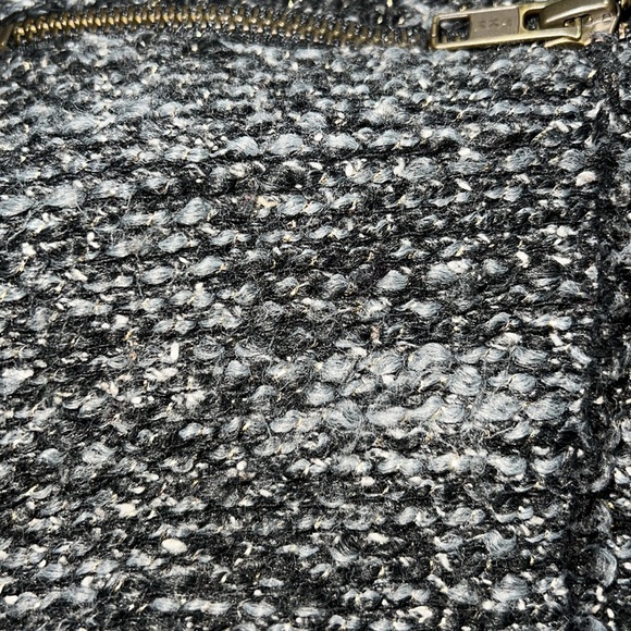 Cartonnier metallic contrast gray and black snap front blazer,cozy & stretchy - Picture 8 of 11